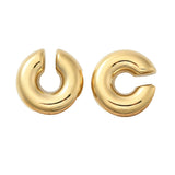 BOLD | Set de earcuffs en acero y oro