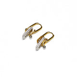 CLAMP | Pendientes de aro con detalle estructural y circonita