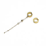 LINK | Ear Cuff con cadena y perlas