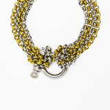LINK | Pulsera de eslabones con cierre frontal en acero