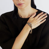 LINK | Pulsera de eslabones con cierre frontal en acero