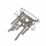 MASS BROOCHE · Broche de Perlas y Cadenas