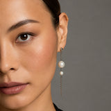 LOOP EARRINGS – Pendientes Asimétricos de Perlas