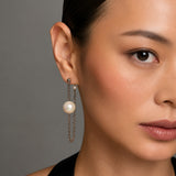 LOOP EARRINGS – Pendientes Asimétricos de Perlas