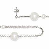 LOOP EARRINGS – Pendientes Asimétricos de Perlas