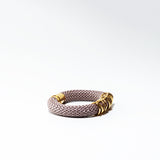 Pulsera cordón taupe con cierre magnético 8 - KIREI 