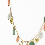 Collar oro mate con charms SURFACE - KIREI 