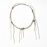 TANGLE | Collar de cadenas entrelazadas con caída