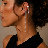 DRIFT EARCUFF · Doble earcuff con  perlas cultivadas