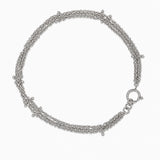 Collar RIPPLE multicadena de acero con piercings – Kirei Jewellery
