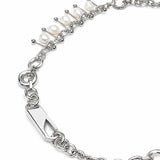 PURITY | Collier chaîne avec perles et détail piercing