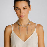 TANGLE | Collier de chaînes entrelacées avec tombé