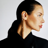 LINK | Ear Cuff con cadena y perlas