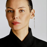 LINK | Ear Cuff con cadena y perlas
